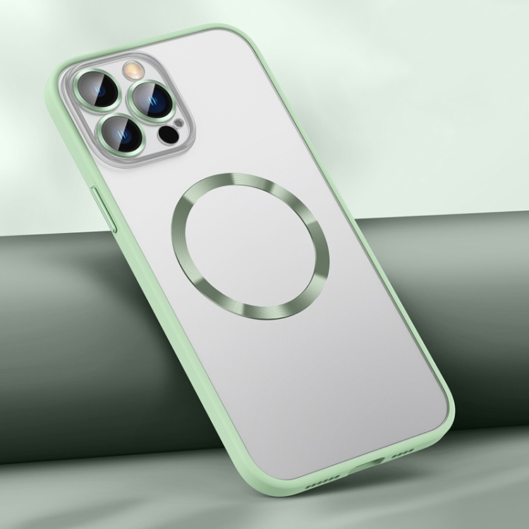 

Skin Feel MagSafe Magnetic Case For iPhone 14 Pro Max(Green)