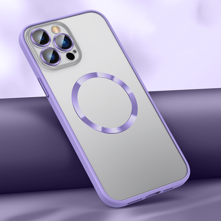 

Skin Feel MagSafe Magnetic Case For iPhone 13 Pro(Lavender Purple)