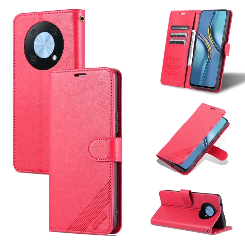 

For Huawei Enjoy 50 Pro/Nova Y90 AZNS Sheepskin Texture Flip Leather Phone Case(Red)