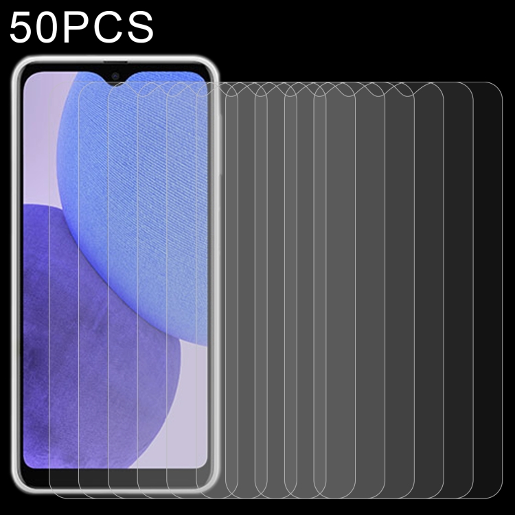 

For Samsung Galaxy A23e 50 PCS 0.26mm 9H 2.5D Tempered Glass Film