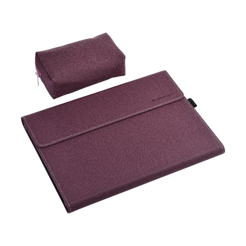 

For Microsoft Surface Pro 9 All-Inclusive Drop Tablet PC Case With Power Pack(Wine Red)