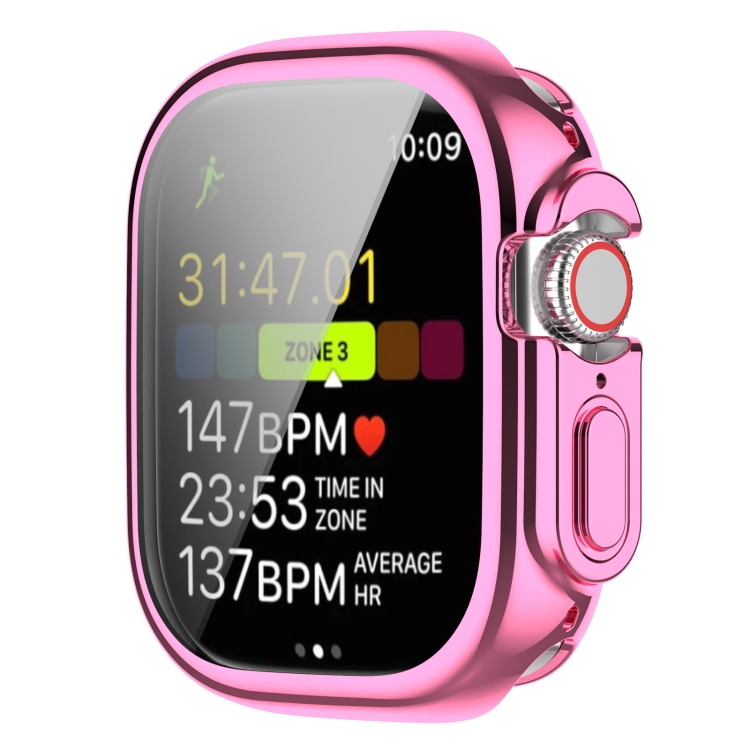 

TPU All-inclusive Electroplating Protective Case For Apple Watch Ultra 49mm / Apple Watch Ultra 2 49mm(Pink)
