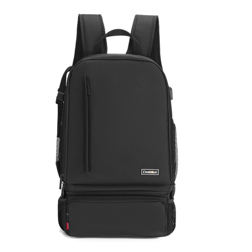 

CADeN D6 VI 2 in 1 Camera Backpack Shoulders Nylon Camera Lens Bag, Size:32 x 17 x 59cm(Black)