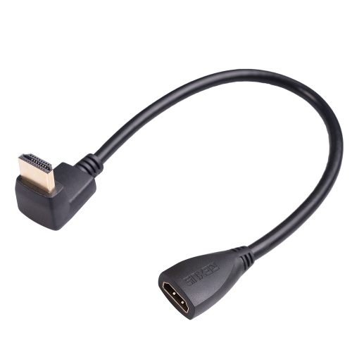 

HD90-03 30cm HDMI Male Elbow to Female Adapter Cable, Type:90 Degrees