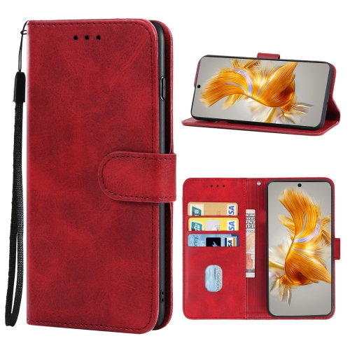 

For Huawei Mate 50E Leather Phone Case(Red)