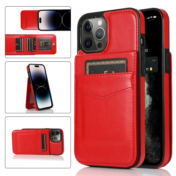

Solid Color PC + TPU Protective Phone Case For iPhone 14 Pro(Red)