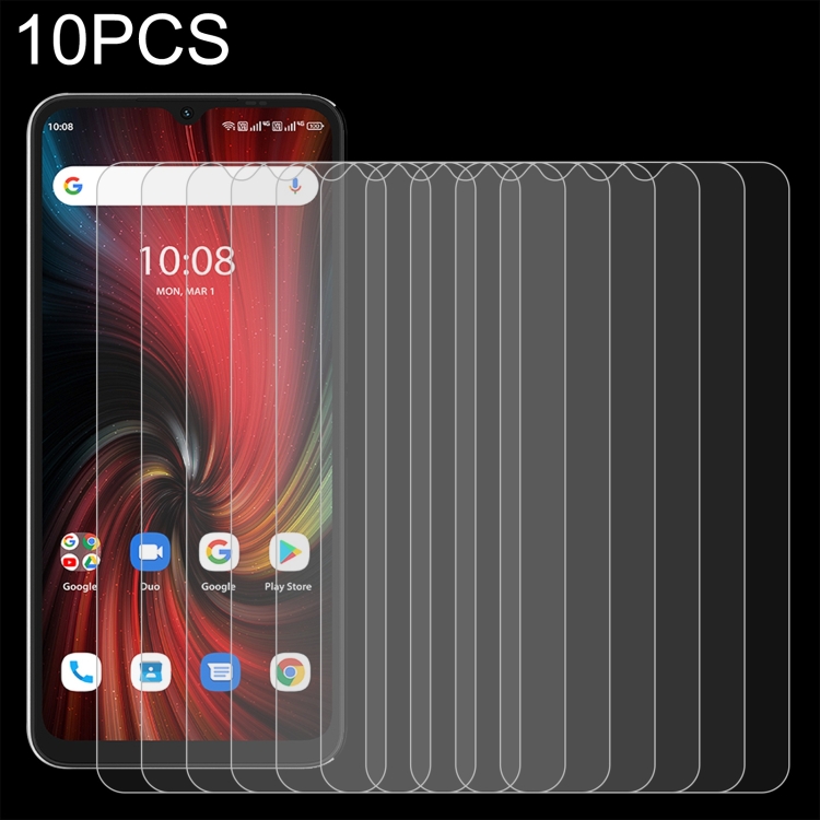 

10 PCS 0.26mm 9H 2.5D Tempered Glass Film For UMIDIGI F3 5G