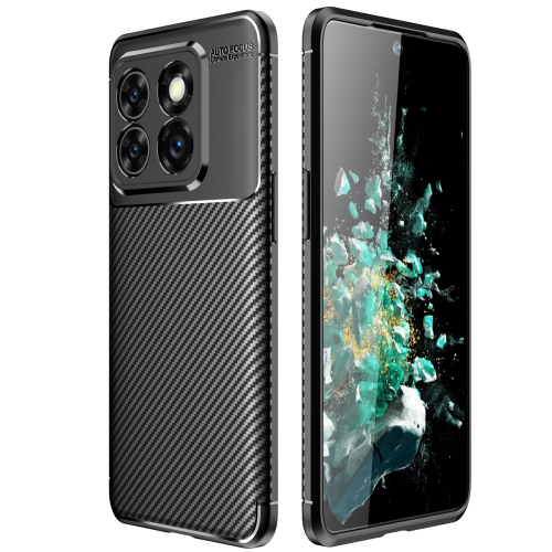 

For OnePlus Ace Pro Carbon Fiber Texture Shockproof TPU Phone Case(Black)