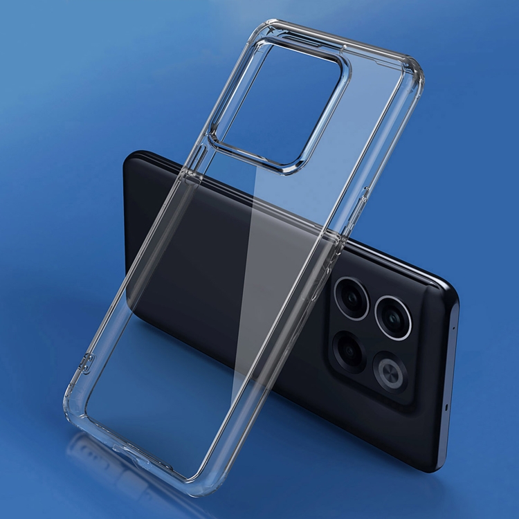 

For OnePlus Ace Pro Ice Crystal PC + TPU Phone Case(Transparent)