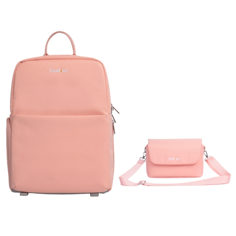 

CADeN D75 Camera Backpacks Large Shockproof Cameras Lens Bags, Size:37 x 30 x 17cm(Pink)
