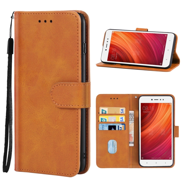

For Xiaomi Redmi Y1 Leather Phone Case(Brown)