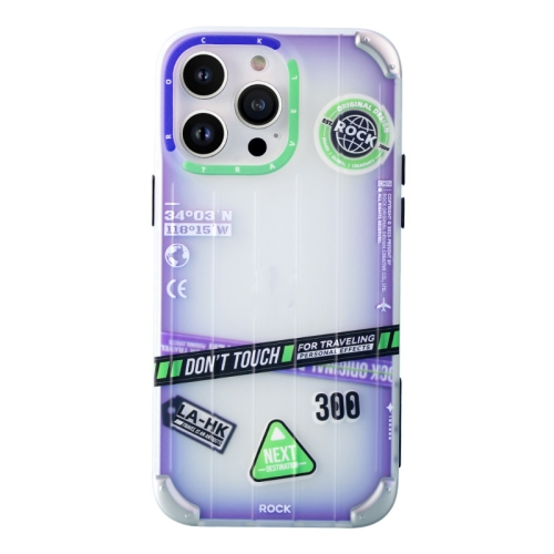 

For iPhone 14 Pro Max ROCK InShare Travel Series PC+TPU Phone Case (Deep Space Tour)