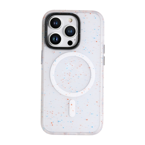 

For iPhone 14 Plus ROCK Guard Ink Splash MagSafe Phone Case (White)