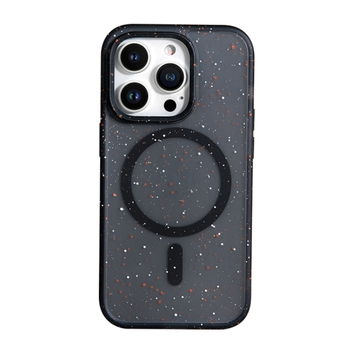 

For iPhone 14 Pro Max ROCK Guard Ink Splash MagSafe Phone Case (Black)