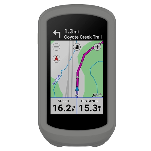 

For Garmin Edge Explore 2 Stopwatch Silicone Protective Case(Dark Grey)