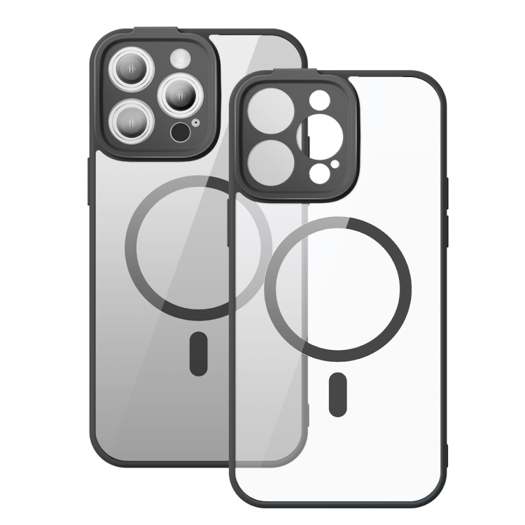 

For iPhone 14 Pro Max Baseus Frame Series Magnetic Phone Case (Black)