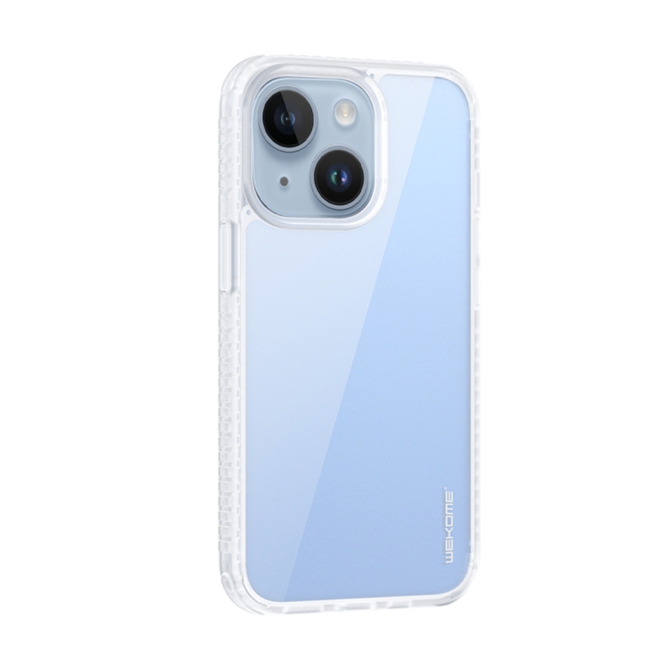 

For iPhone 14 WEKOME Armour Anti-Drop Phone Case (Clear White)