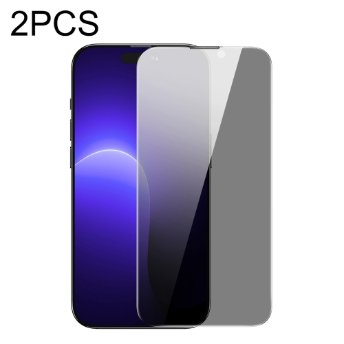 

Baseus 2 PCS 0.3mm Crystal Peep-proof Explosion-proof Tempered Glass Film For iPhone 14 Pro Max