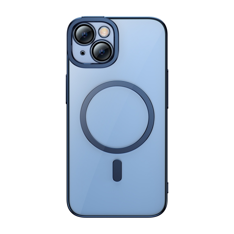 

For iPhone 14 Baseus Glitter Series Magnetic Phone Case (Blue)