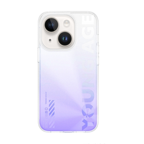 

For iPhone 14 Plus WEKOME Gorillas Gradient Colored Phone Case (Purple)