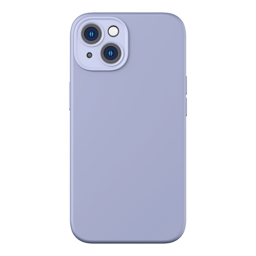 

For iPhone 14 Plus Baseus Liquid Silica Gel Magnetic Phone Case (Lavender Purple)