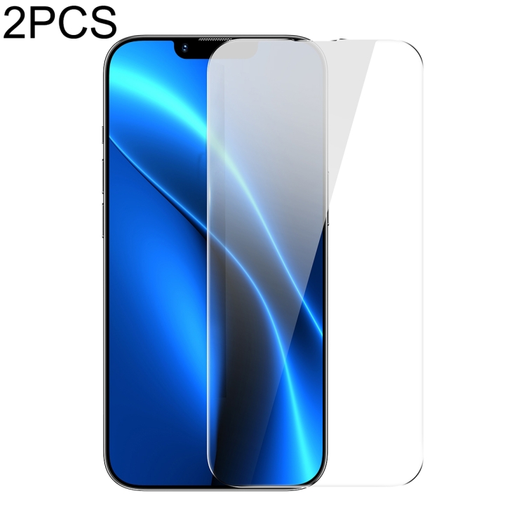 

2 PCS Baseus 0.3mm Crystal Tempered Glass Film For iPhone 14 Plus/13 Pro Max