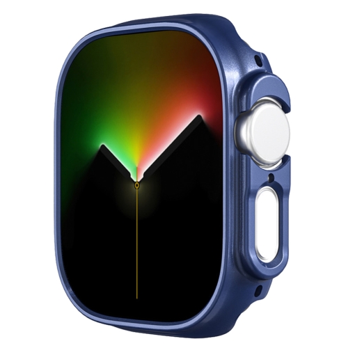 

For Apple Watch Ultra 49mm Half-inclusive Frosted PC Protective Case(Midnight Blue)