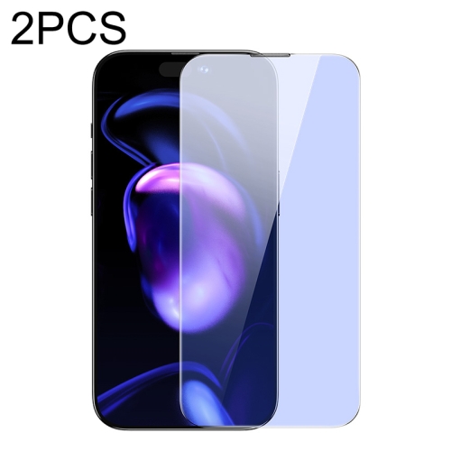 

Baseus 2PCS 0.3mm Nano Crystal Anti Blue-ray Tempered Glass Film For iPhone 14 Pro Max