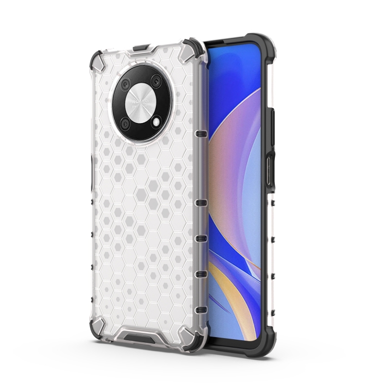 

For Huawei nova Y90 4G Honeycomb Phone Case(White)