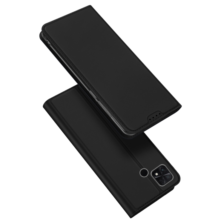 

For Xiaomi Poco C40 DUX DUCIS Skin Pro Series Flip Leather Phone Case(Black)