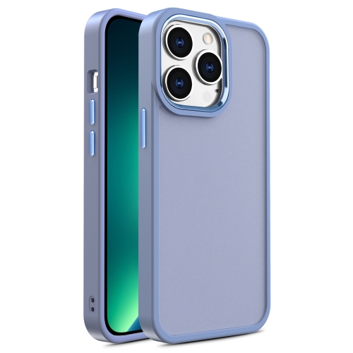 

For iPhone 13 Pro Max Shield Skin Feel PC + TPU Phone Case (Sierra Blue)