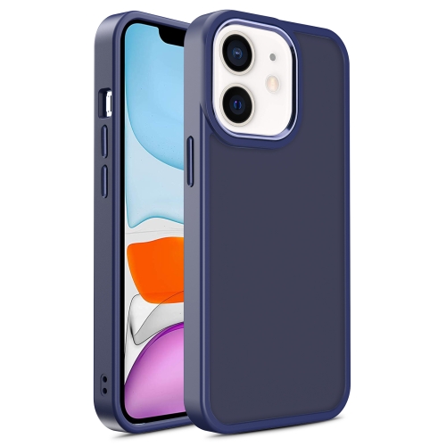 

For iPhone 11 Shield Skin Feel PC + TPU Phone Case (Navy Blue)