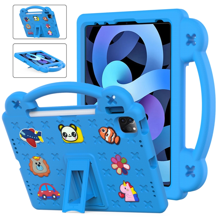 

Handle Kickstand Children EVA Shockproof Tablet Case For iPad Air 2020 / 2022 10.9(Sky Blue)