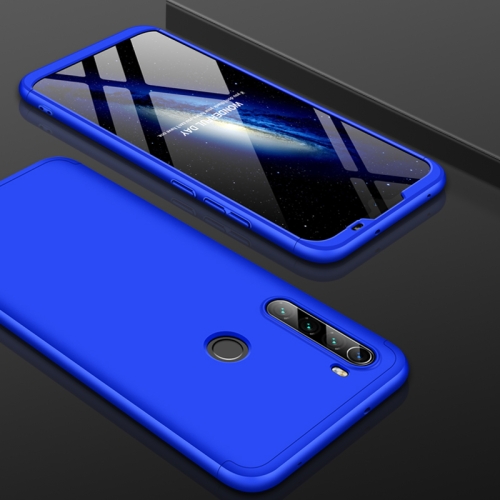 

For Xiaomi Redmi Note 8T GKK Three Stage Splicing Full Coverage PC Case(Blue)