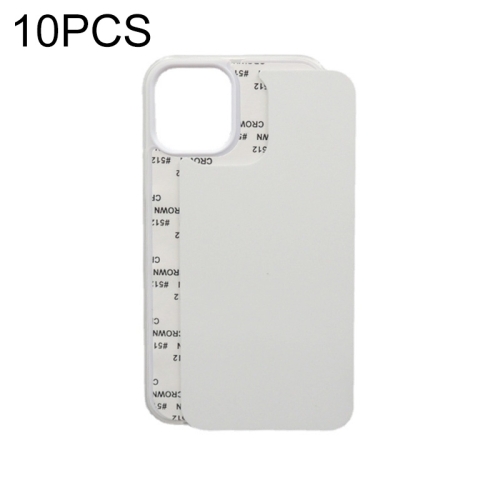 

For iPhone 14 Pro 10pcs 2D Blank Sublimation Phone Case(Transparent)