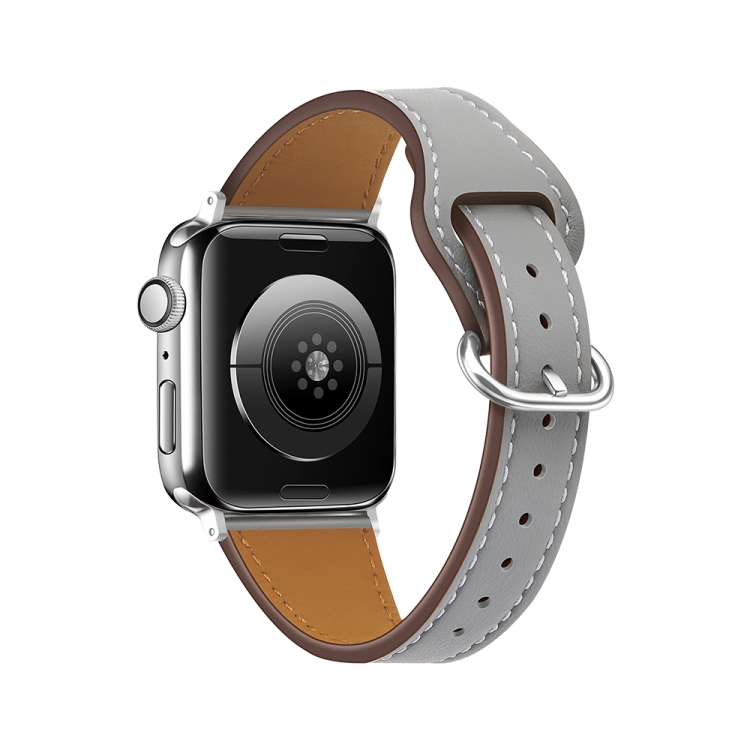 

Small Waist Watch Band For Apple Watch Series 8&7 41mm / SE 2&6&SE&5&4 40mm / 3&2&1 38mm(Grey)