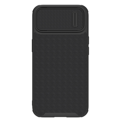 

For iPhone 14 Plus NILLKIN 3D Textured Camshield PC + TPU Phone Case(Black)