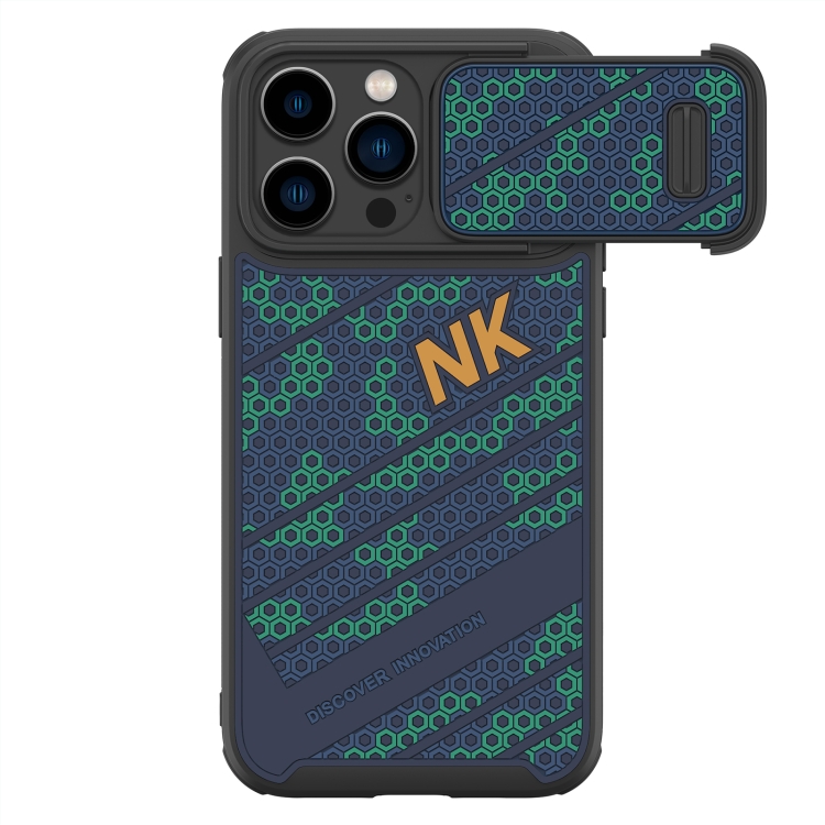 

For iPhone 14 Pro Max NILLKIN 3D Lens Sliding Camera Phone Case