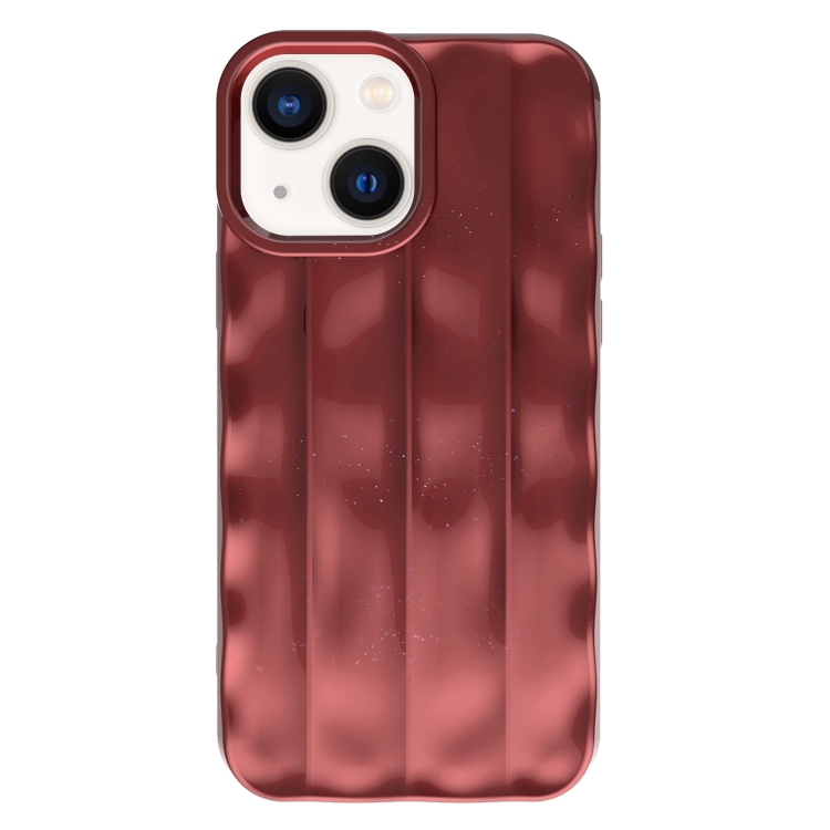 

For iPhone 13 3D Stripe TPU Phone Case(Red)