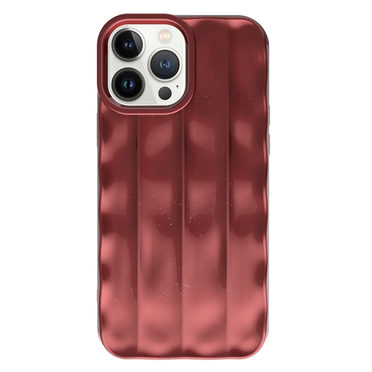 

For iPhone 13 Pro 3D Stripe TPU Phone Case(Red)