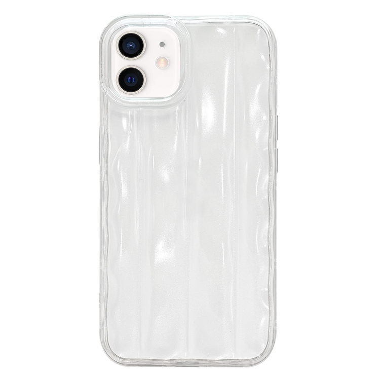 

For iPhone 11 3D Stripe TPU Phone Case(Transparent)