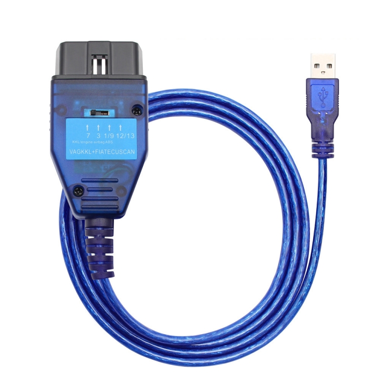

USB Cable KKL FT232RQ ABS Engine Gearbox EPS Car Auto Scanner Scan Tool for Fiat Ecuscan