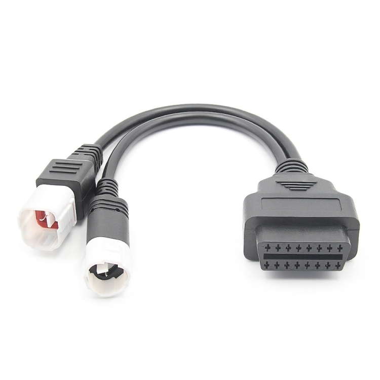 

2 in 1 Motorcycle 3 Pin 4 Pin to OBD2 Adapter Cable for yamaha