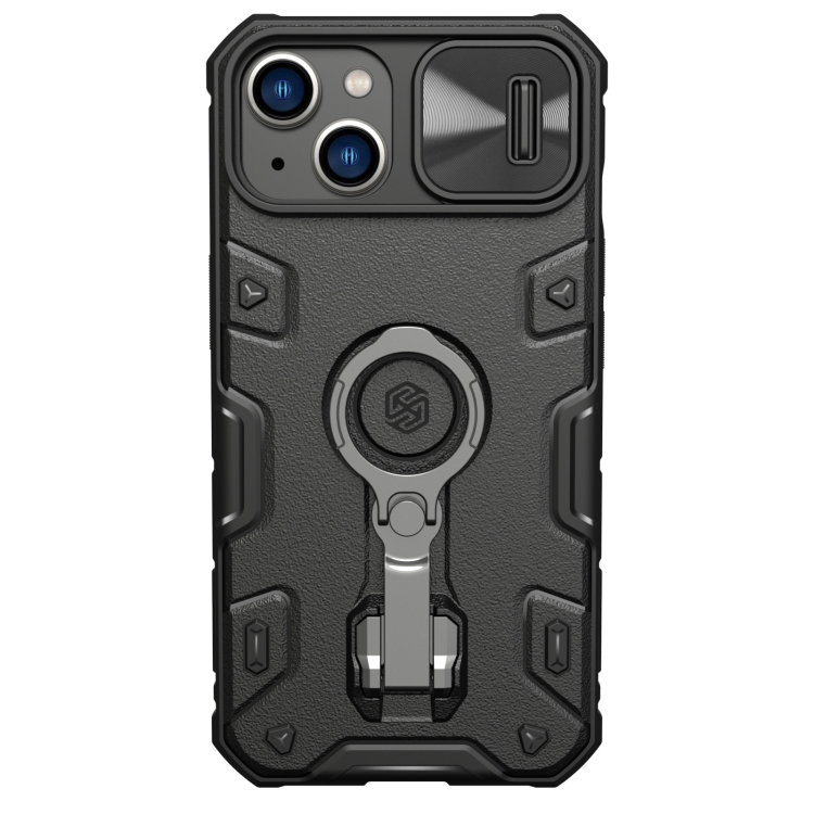 

For iPhone 14 NILLKIN CamShield Armor Pro Magnetic Phone Case(Black)