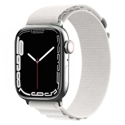 Nylon Watch Band for Apple Watch Series 8&7 41mm / SE 2&6&SE&5&4 40mm / 3&2&1 38mm(White)