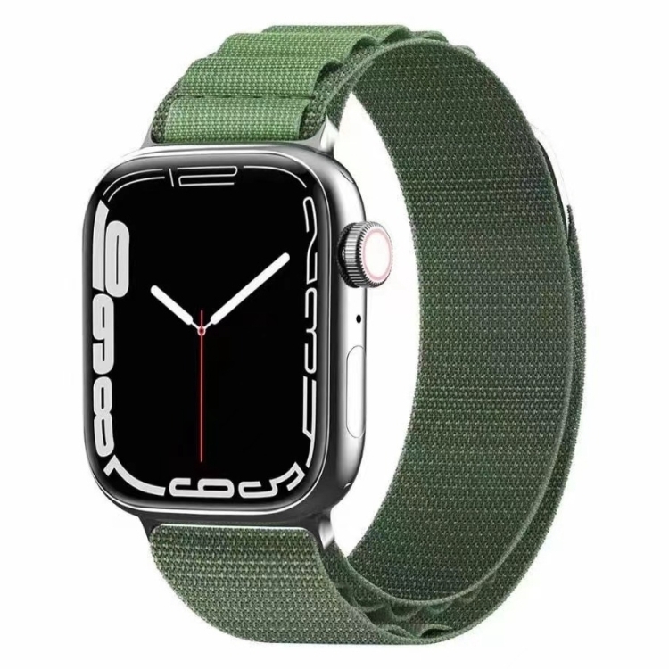 

Nylon Watch Band for Apple Watch Series 8&7 41mm / SE 2&6&SE&5&4 40mm / 3&2&1 38mm(Green)