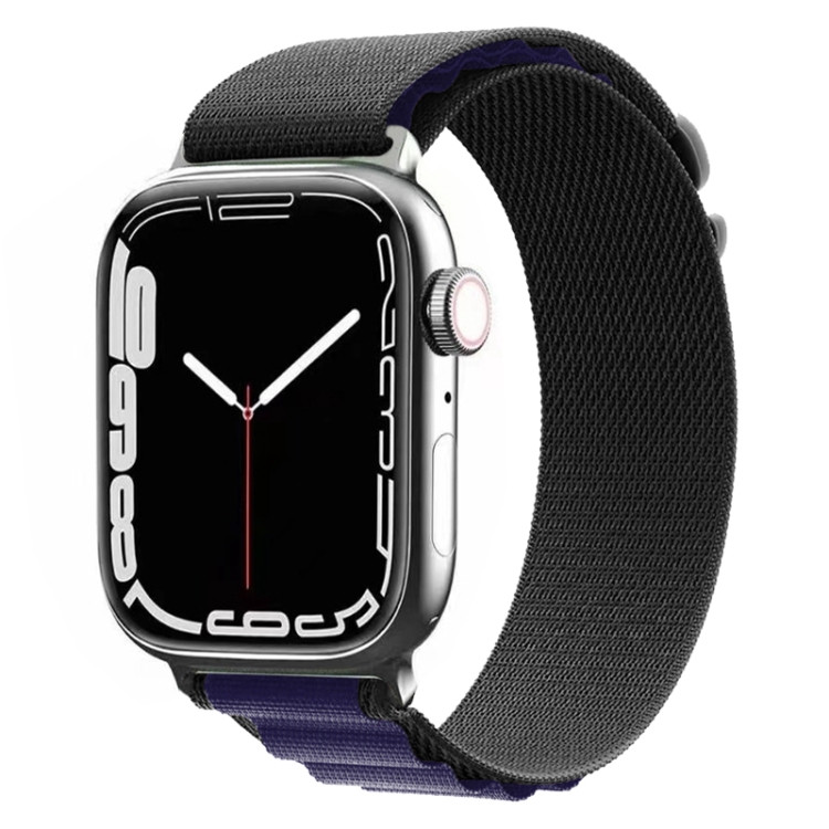 

Nylon Watch Band for Apple Watch Series 9&8&7 41mm / SE 3&SE 2&6&SE&5&4 40mm / 3&2&1 38mm (Dark Purple)