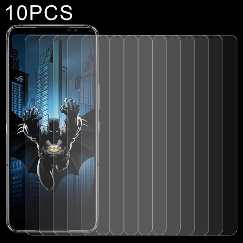 

For Asus ROG Phone 6 Batman Edition / ROG Phone 6D / ROG Phone 6D Ultimate 10 PCS 0.26mm 9H 2.5D Tempered Glass Film