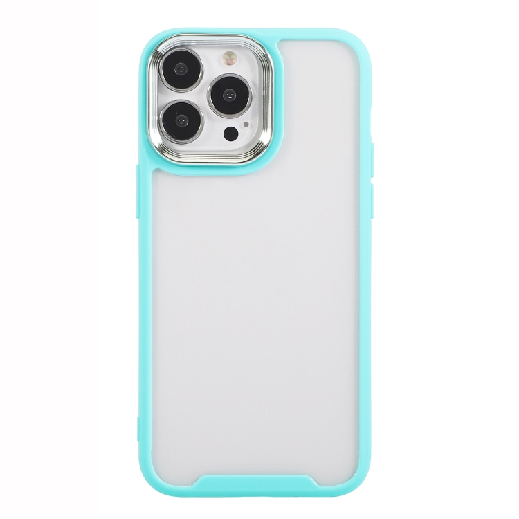 

For iPhone 14 Pro Electroplating Hawkeye Phone Case(Mint Green)