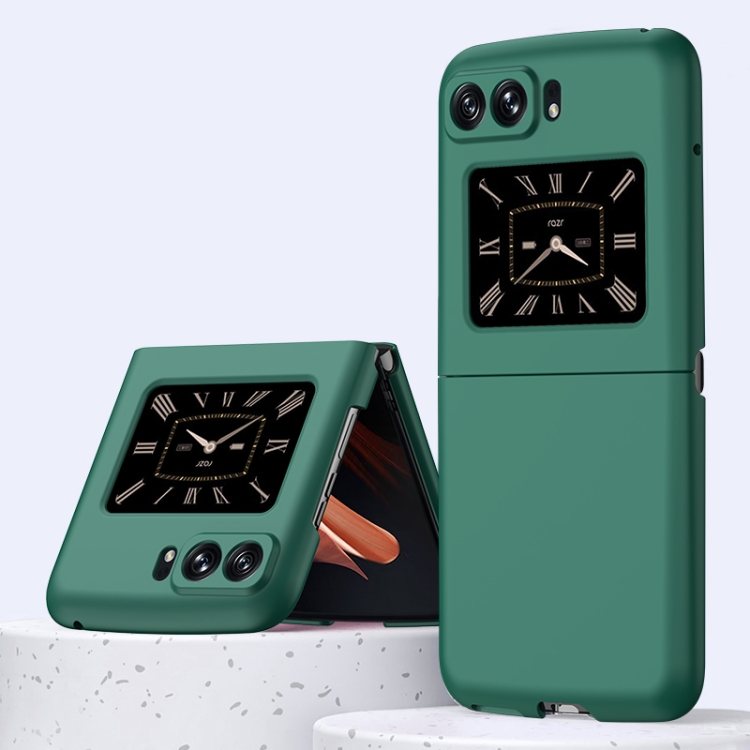 

For Motorola Moto Razr 2022 Skin Feel PC Phone Case(Forest Green)